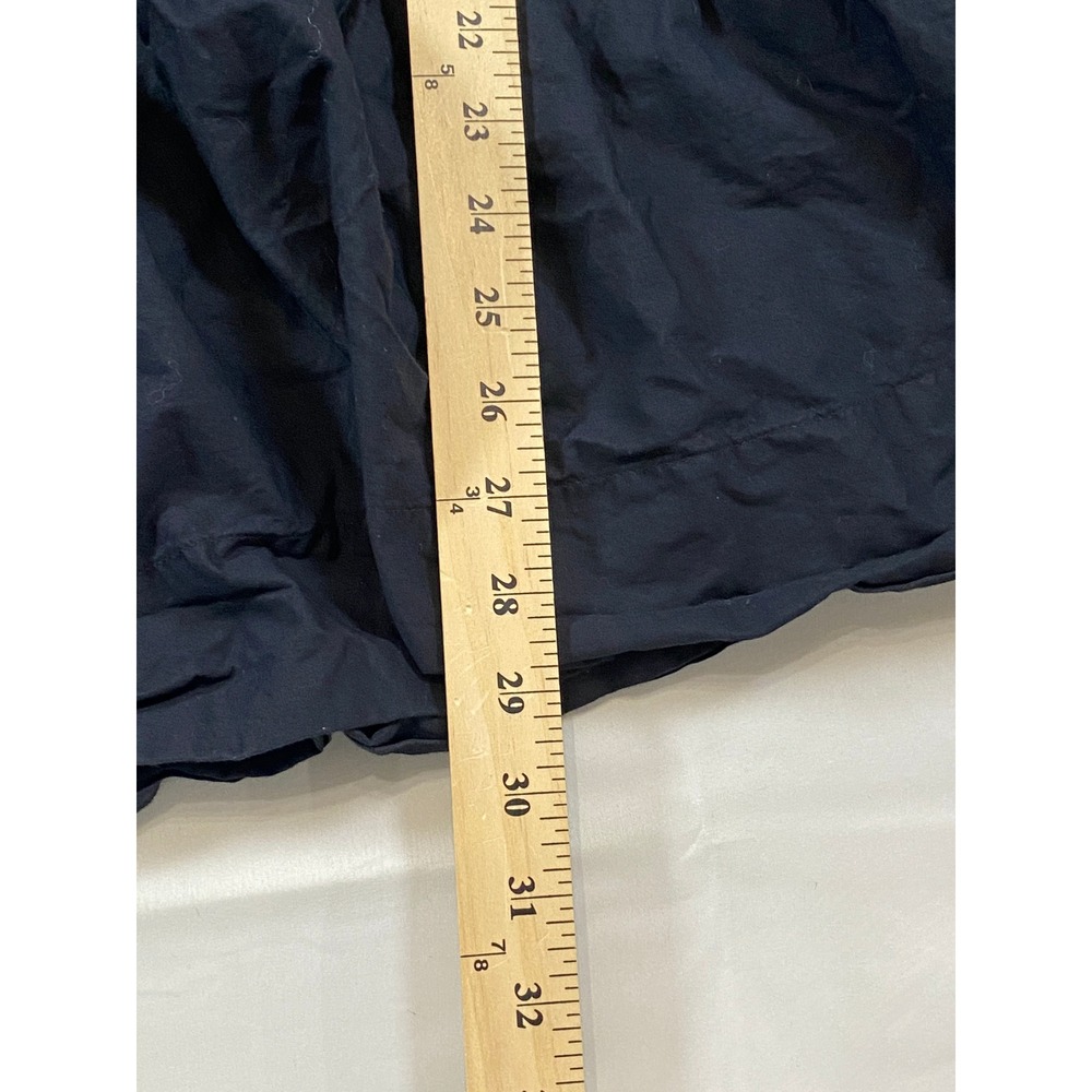 Free People Free-est Black Tiered Mini Dress Oversized Babydoll Balloon Sleeve M - Picture 7 of 10